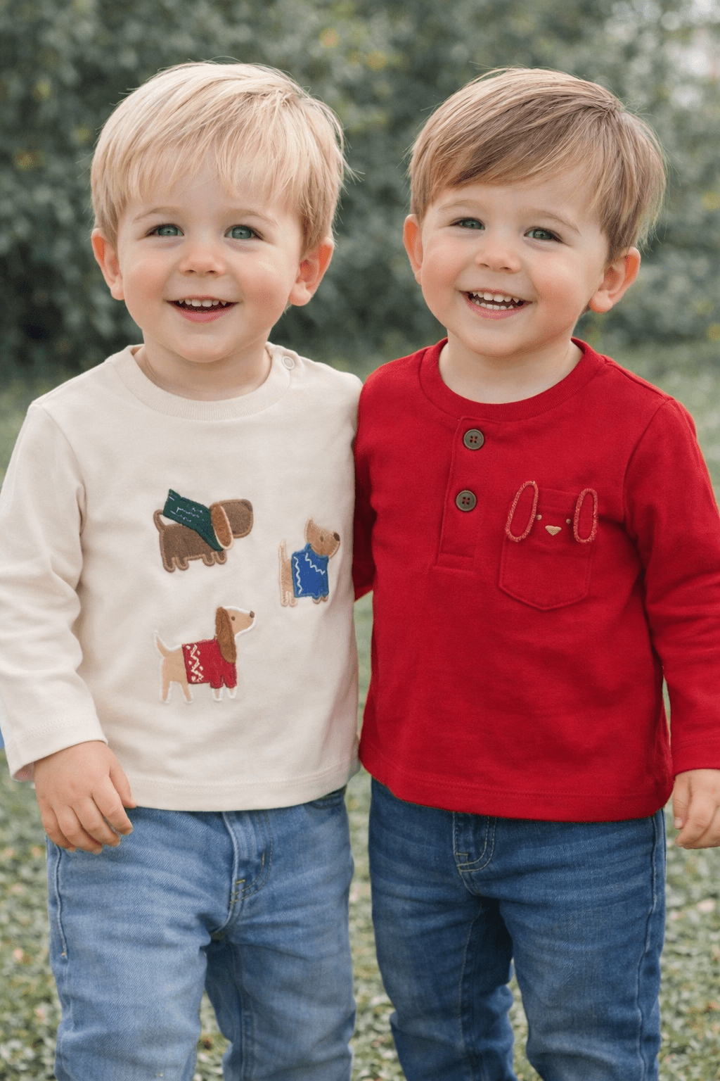 Infant Boys Cotton Crew Tee (Available in 4 Colors) - Sunny Meadow Boutique