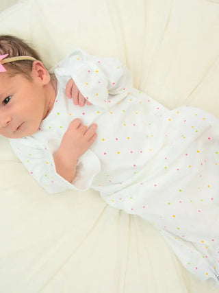 Infant Gown with Ruffle - Sunny Meadow Boutique