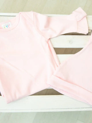 Infant Gown with Ruffle - Sunny Meadow Boutique