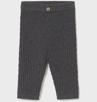 Infant Knitted Leggings (Anthracite Heather) - Sunny Meadow Boutique