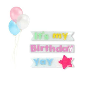 It's My Birthday Hair Clips - Sunny Meadow Boutique