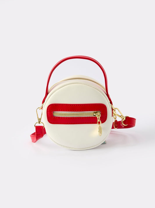 Kids Baseball Themed Crossbody Bag with Red Handle - Sunny Meadow Boutique