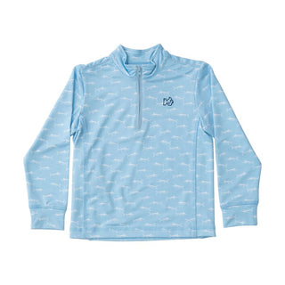 Kids Pro Performance Quarter Zip Pullover - Sunny Meadow Boutique