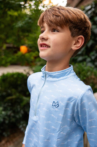 Kids Pro Performance Quarter Zip Pullover - Sunny Meadow Boutique