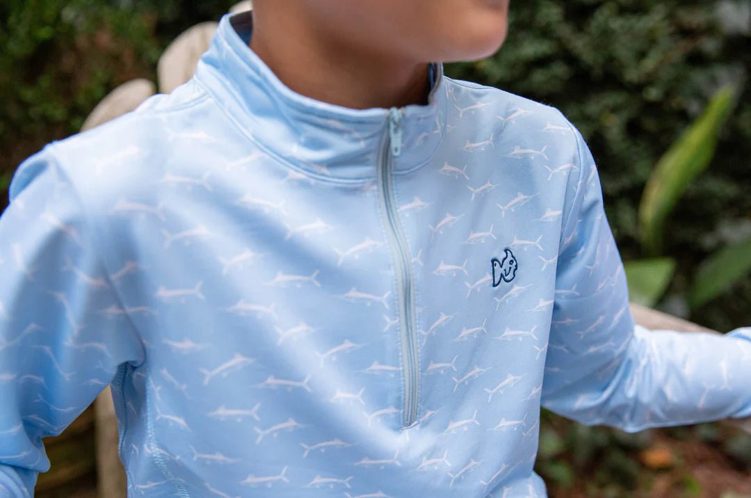 Kids Pro Performance Quarter Zip Pullover - Sunny Meadow Boutique