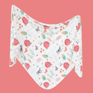 Knit Swaddle Blanket - Sunny Meadow Boutique