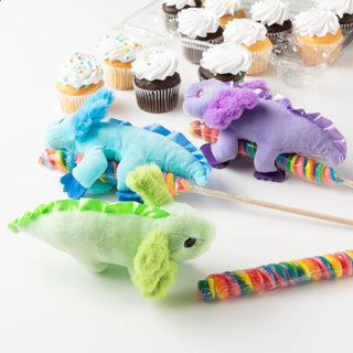 Lollyplush Axolotl Asst Lime, Purple, Turqoise 7" (19cm) - Sunny Meadow Boutique