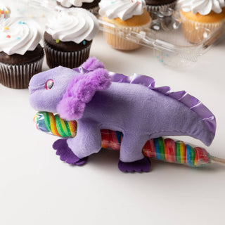 Lollyplush Axolotl Asst Lime, Purple, Turqoise 7" (19cm) - Sunny Meadow Boutique