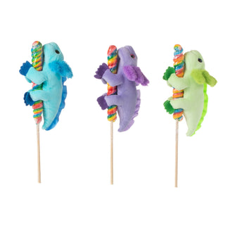 Lollyplush Axolotl Asst Lime, Purple, Turqoise 7" (19cm) - Sunny Meadow Boutique