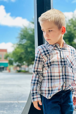 Long Sleeve Button Down Shirt - Sunny Meadow Boutique