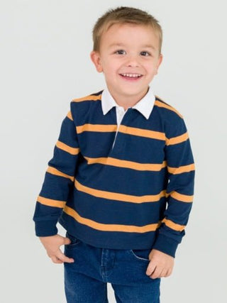 Long Sleeve Rugby Polo - Sunny Meadow Boutique