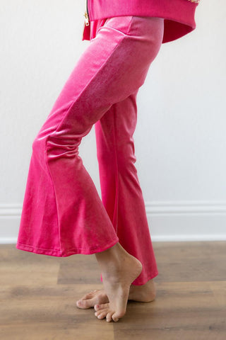 Magenta Velvet Bells - Sunny Meadow Boutique