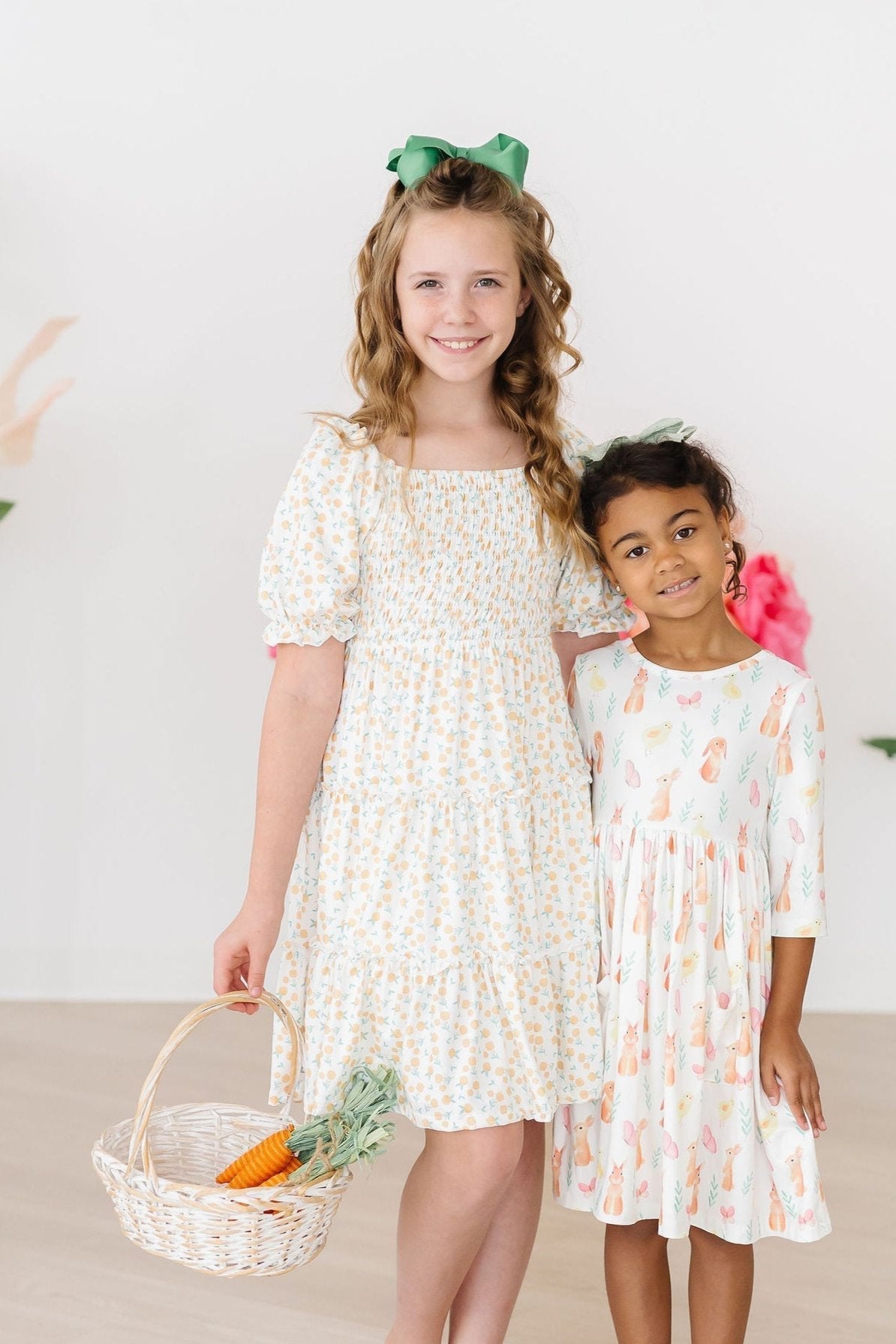 Marvelous Marigolds Smocked Ruffle Dress - Sunny Meadow Boutique