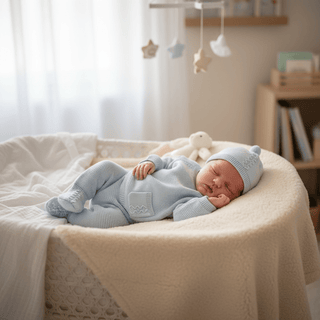Mayoral Newborn 3 - Piece Knit Sweater, Leggings, and Hat Set - Sunny Meadow Boutique