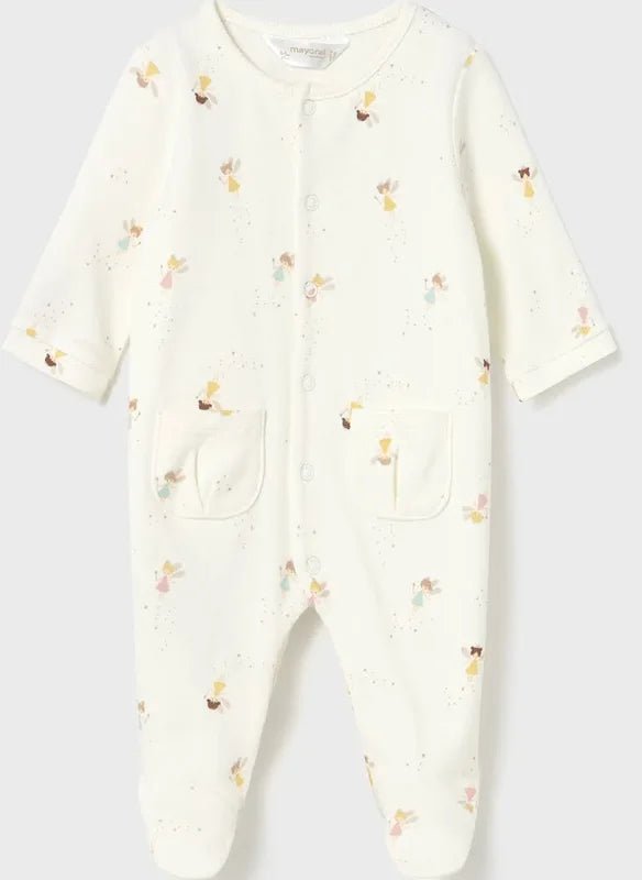 Mayoral Newborn Girl Fairy Cotton Sleepsuit - Sunny Meadow Boutique