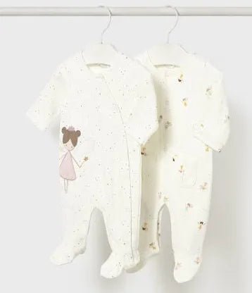 Mayoral Newborn Girl Fairy Cotton Sleepsuit - Sunny Meadow Boutique