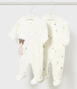 Mayoral Newborn Girl Fairy Cotton Sleepsuit - Sunny Meadow Boutique