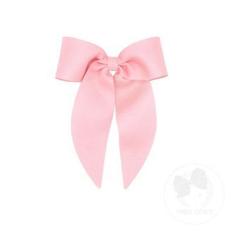 Medium Grosgrain Hair Bowtie with Knot Wrap and Whimsy Tails - Sunny Meadow Boutique