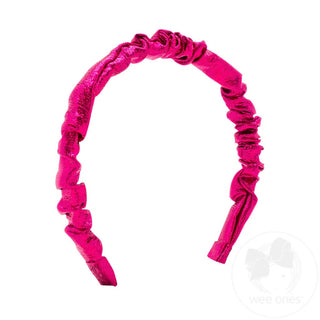 Metallic Ruffle Headband - Sunny Meadow Boutique