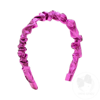 Metallic Ruffle Headband - Sunny Meadow Boutique