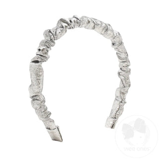 Metallic Ruffle Headband - Sunny Meadow Boutique