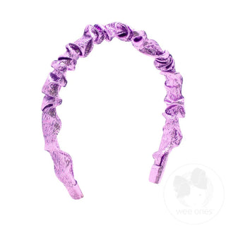 Metallic Ruffle Headband - Sunny Meadow Boutique