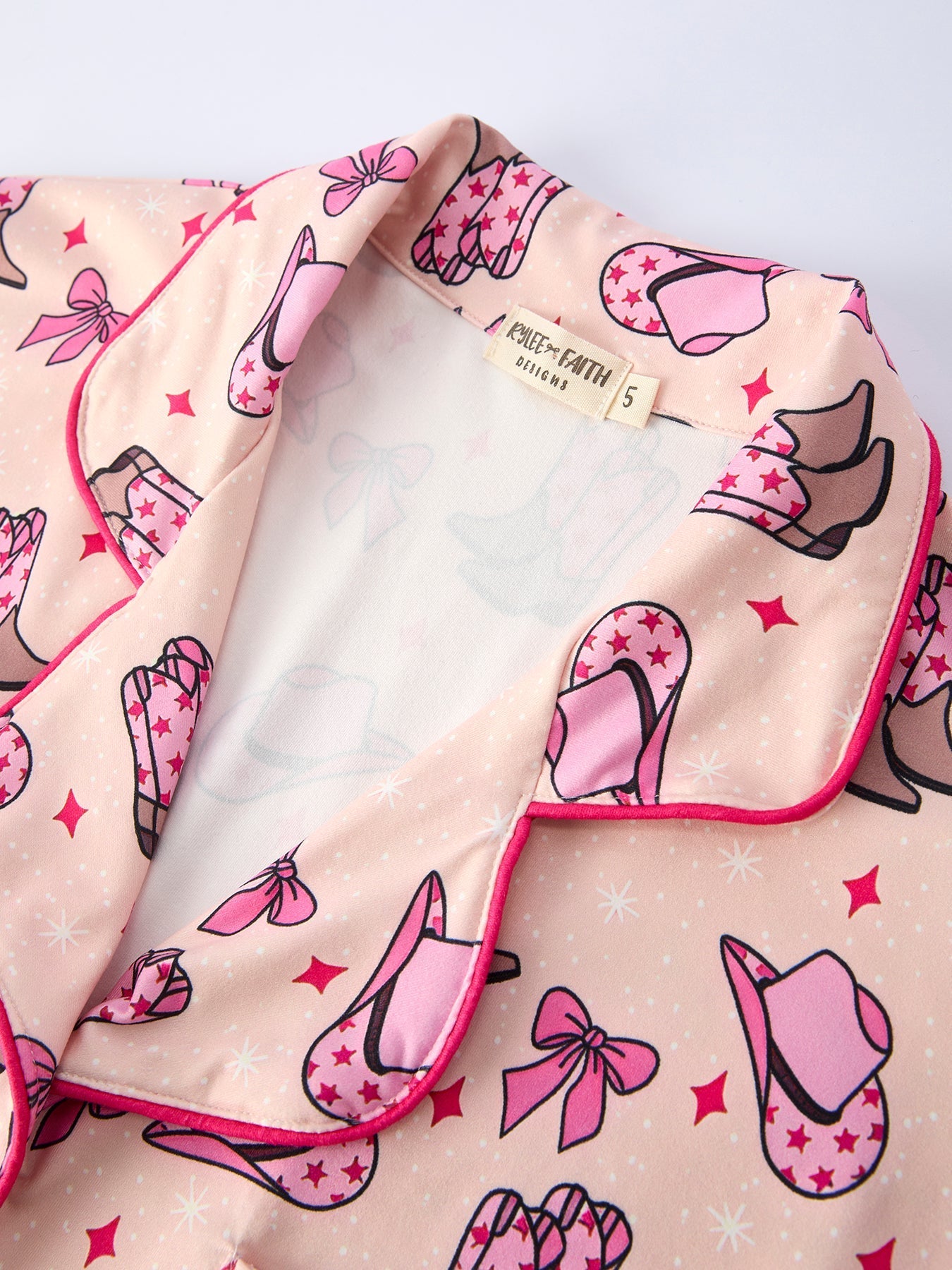 Mommy & Me Western Print Ruffle Pajama Set - Sunny Meadow Boutique