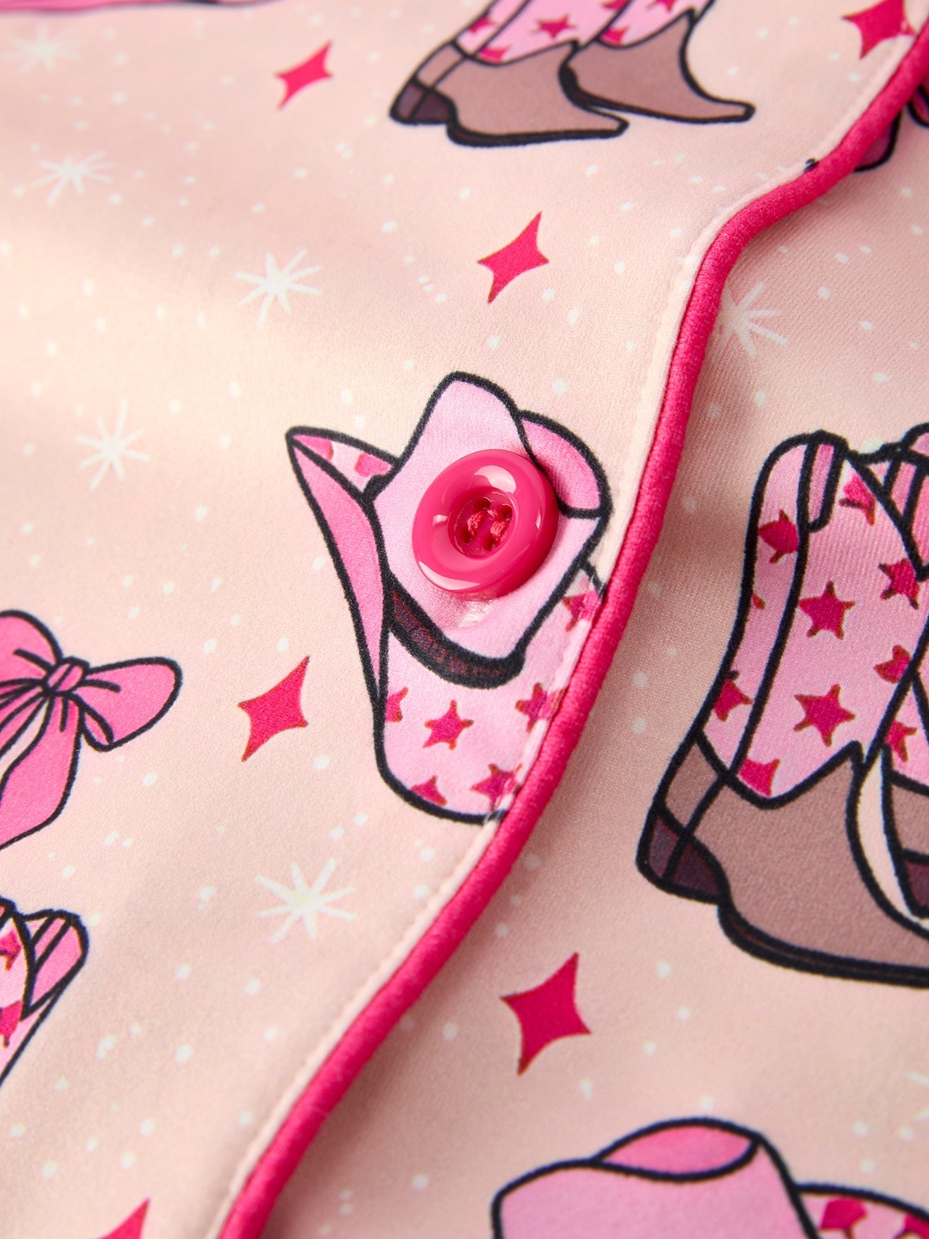 Mommy & Me Western Print Ruffle Pajama Set - Sunny Meadow Boutique