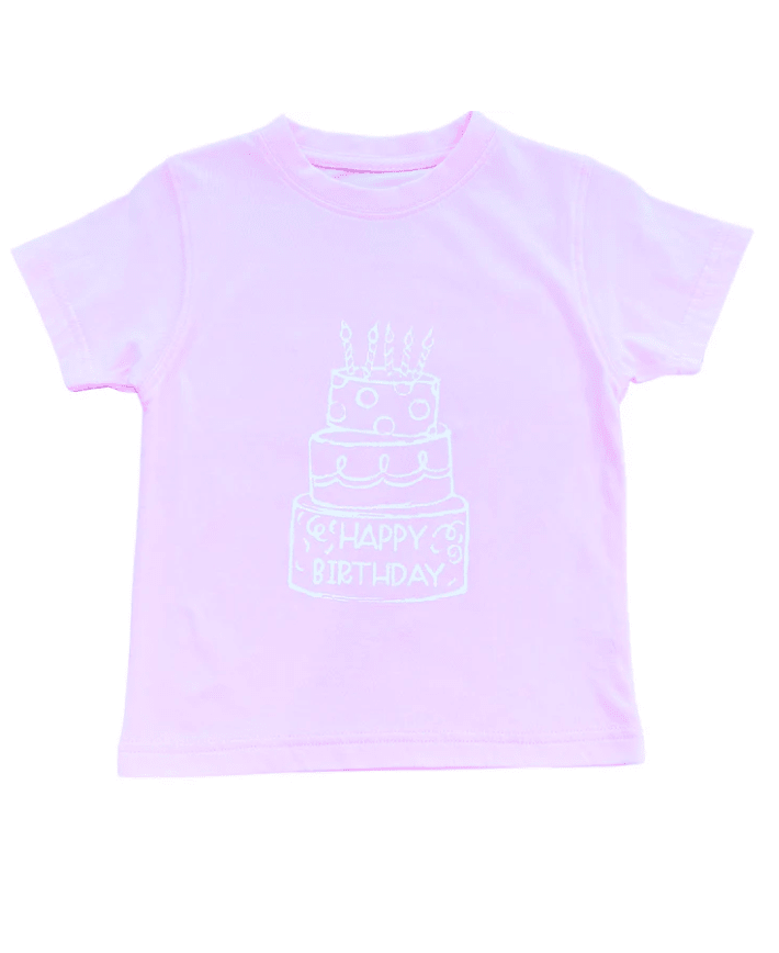 Mustard and Ketchup Kids Birthday Cake T-Shirt - Sunny Meadow Boutique