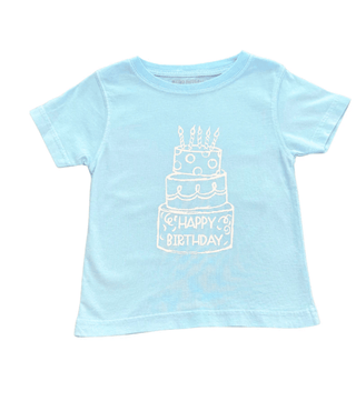 Mustard and Ketchup Kids Birthday Cake T-Shirt - Sunny Meadow Boutique