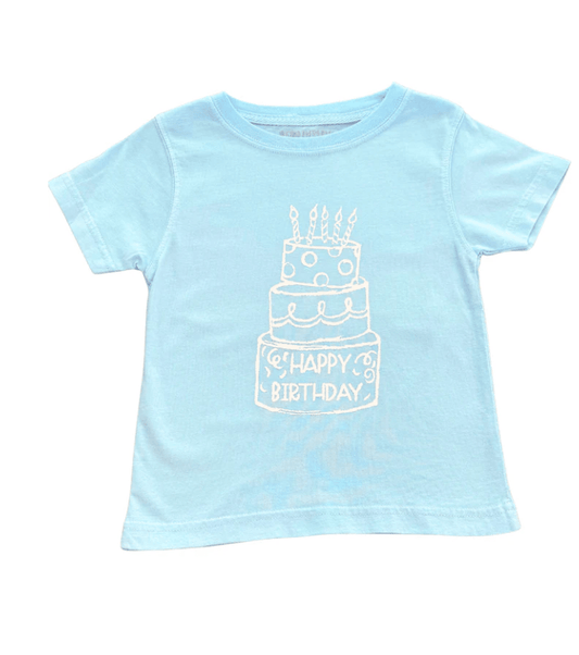 Mustard and Ketchup Kids Birthday Cake T-Shirt - Sunny Meadow Boutique