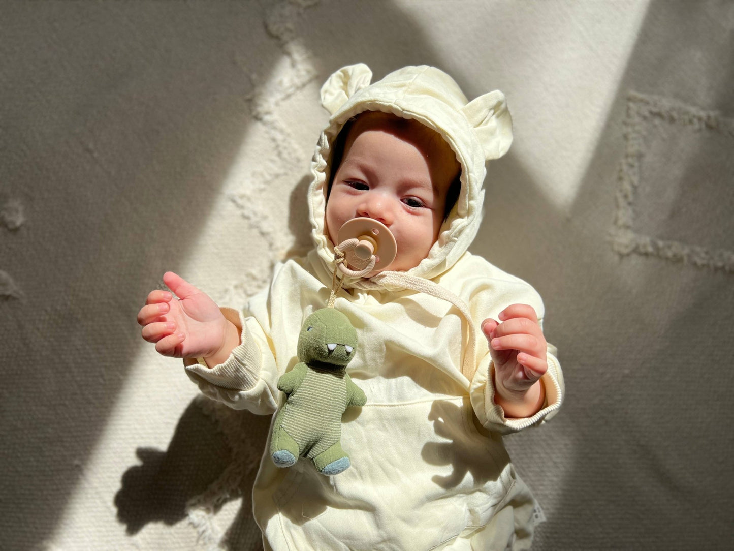 *NEW OPTIONS* Bitzy Pal Natural Rubber Pacifier & Plush - Sunny Meadow Boutique
