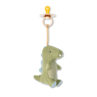 *NEW OPTIONS* Bitzy Pal Natural Rubber Pacifier & Plush - Sunny Meadow Boutique
