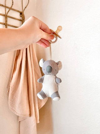*NEW OPTIONS* Bitzy Pal Natural Rubber Pacifier & Plush - Sunny Meadow Boutique