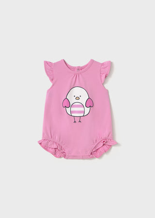 Sunny Meadow Sweet Summer Birdie Cotton Romper – Pink Bubblegum (Styles Sold Separately)