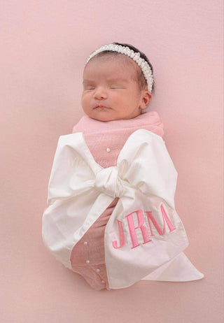Newborn Bow Sash - Sunny Meadow Boutique