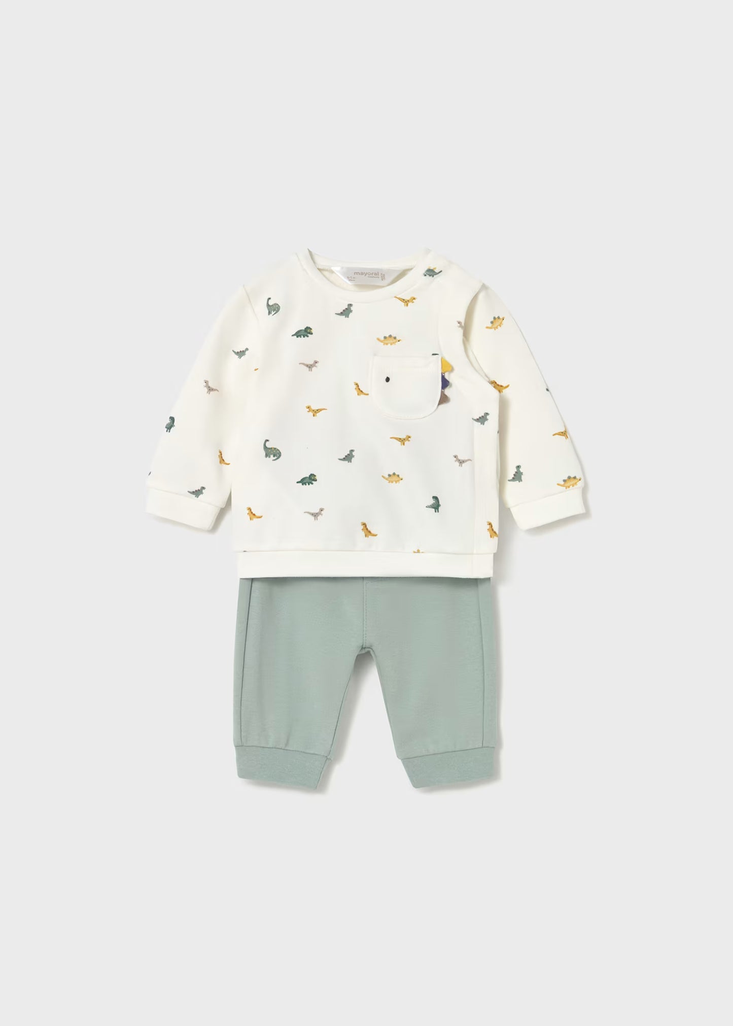 Sunny Meadow Newborn Boy 2-Piece Dino Mix & Match Sets – Honey & Rain