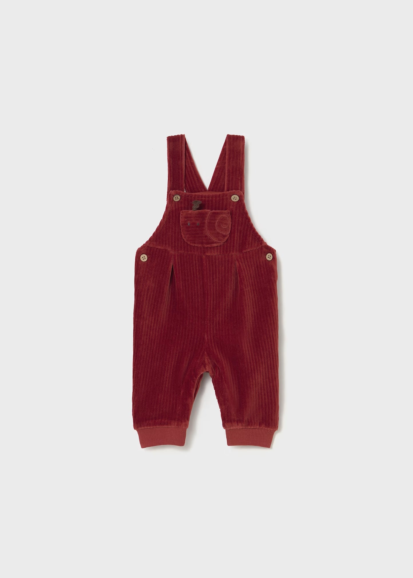 Mayoral Newborn Boy Corduroy Knit Dungarees