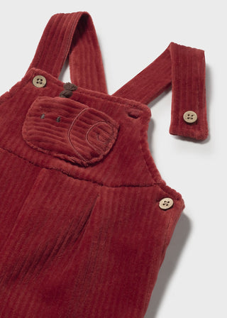 Mayoral Newborn Boy Corduroy Knit Dungarees