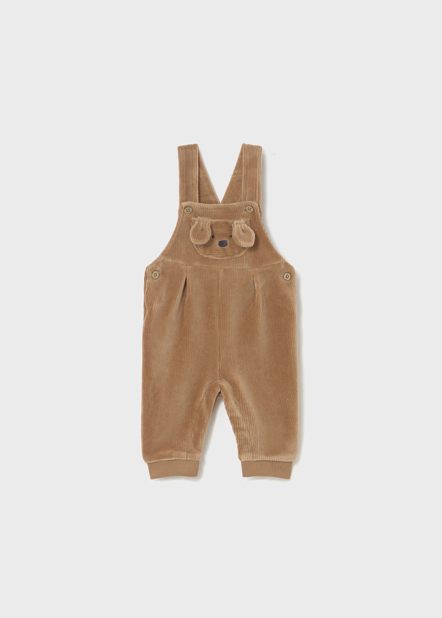 Mayoral Newborn Boy Corduroy Knit Dungarees