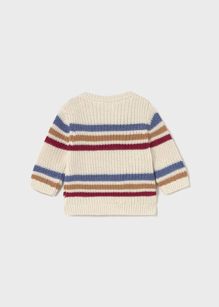 Mayoral Ceramic Striped Knit Baby Sweater