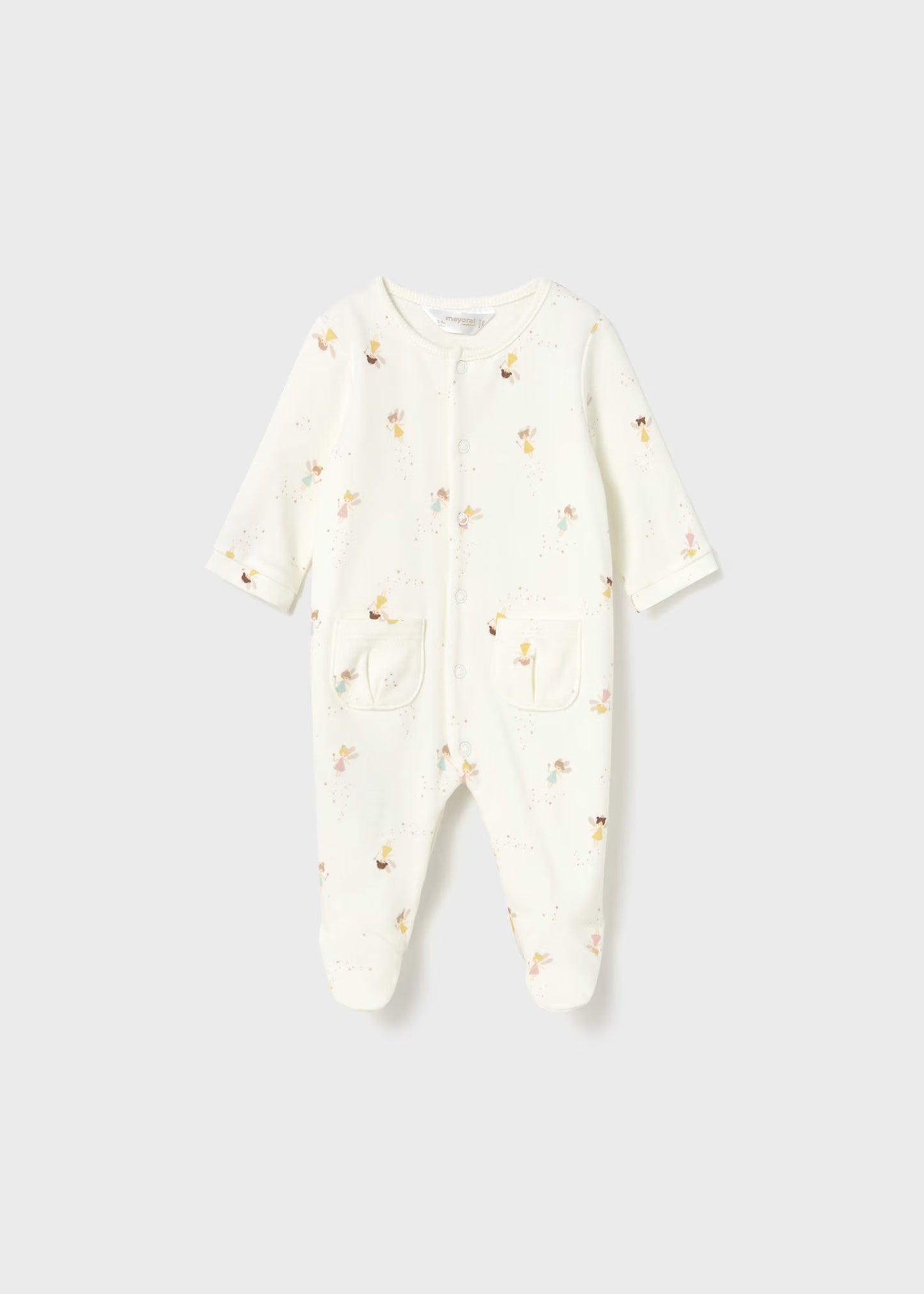 Mayoral Newborn Girl Fairy Cotton Sleepsuit