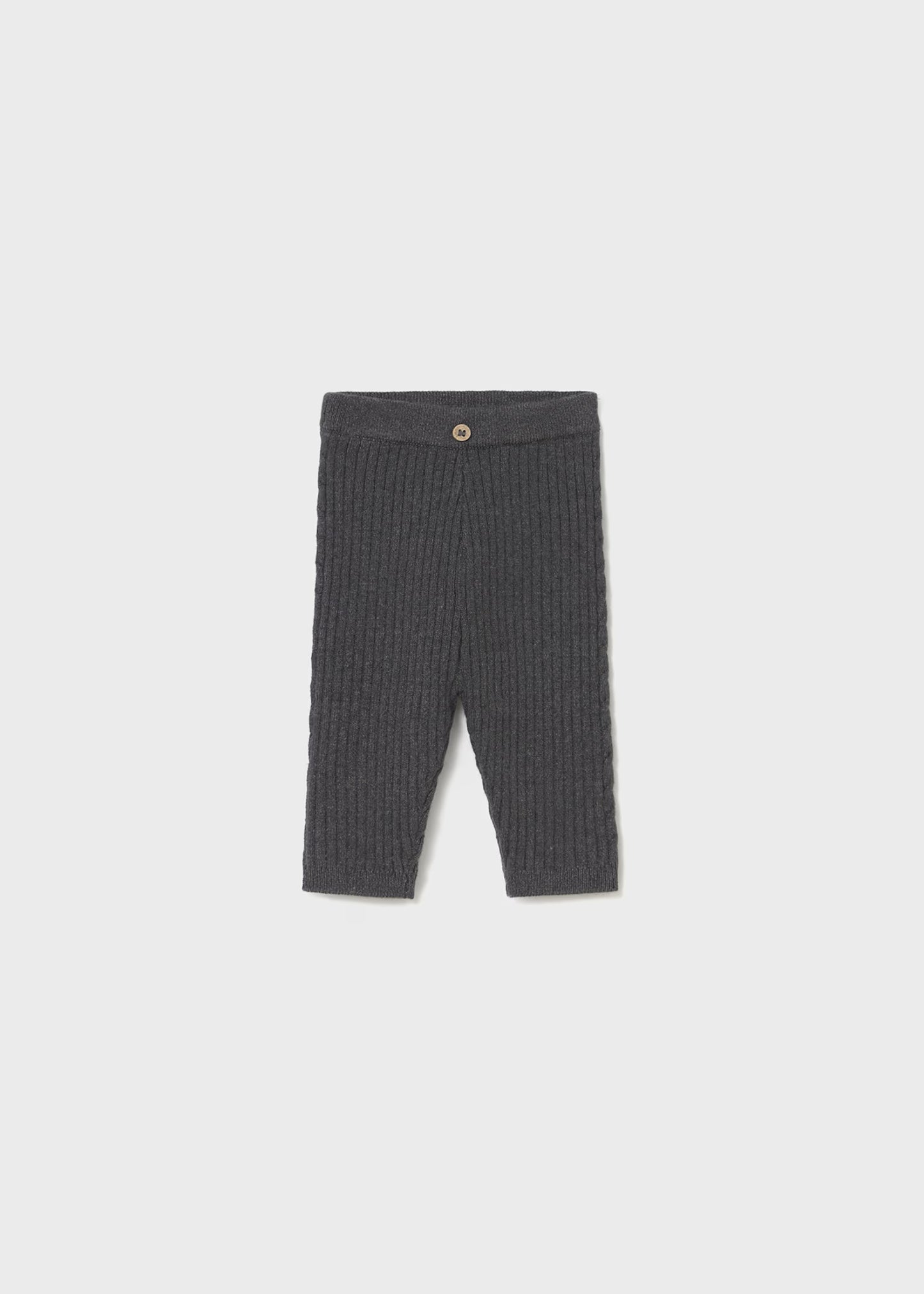 Infant Knitted Leggings (Anthracite Heather)