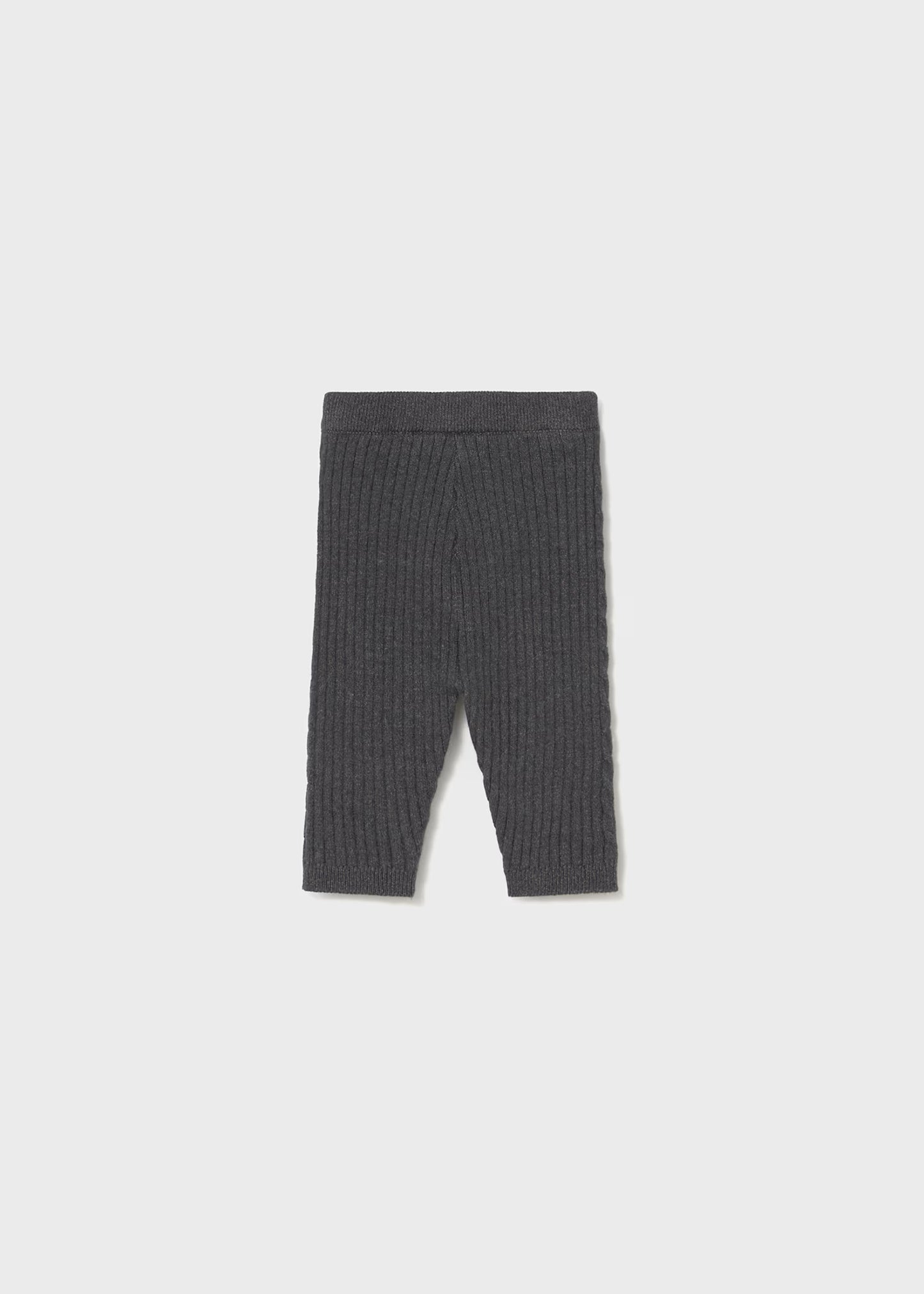 Infant Knitted Leggings (Anthracite Heather)