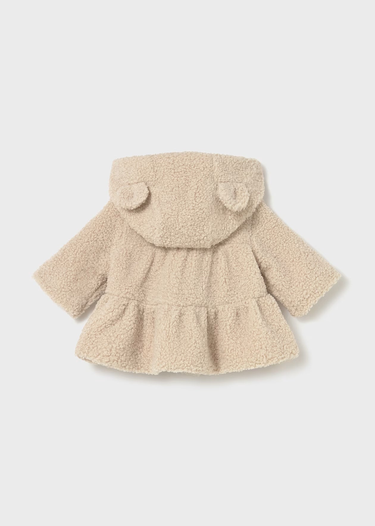 Oatmeal Zip Sweatshirt for Newborn Girls
