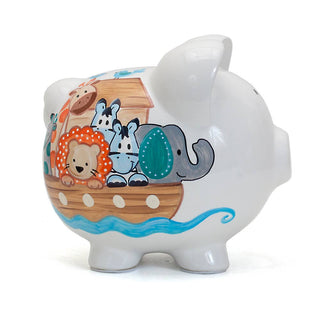 Noah's Ark Pig Ceramic Money Bank - Sunny Meadow Boutique