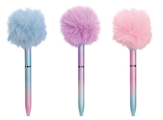 OMBRE POM POM PENS PDQ - 12 PIECES - Sunny Meadow Boutique
