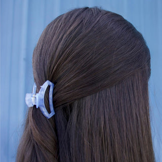 Open Blue Lagoon Tiny Hair Clip - Sunny Meadow Boutique