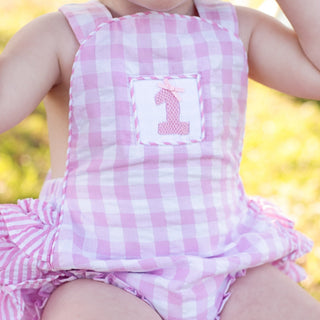 Pastel Pink First Birthday Bubble - Sunny Meadow Boutique