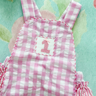 Pastel Pink First Birthday Bubble - Sunny Meadow Boutique
